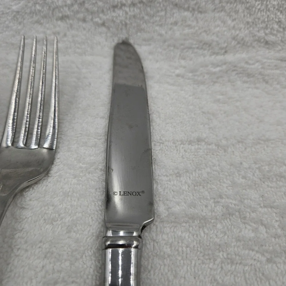 41 Piece Assortment Lenox Portola 18/10 Stainless Steel Flatware **See Photos**
